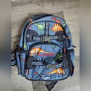 MacKenzie Blue Dino mini backpack